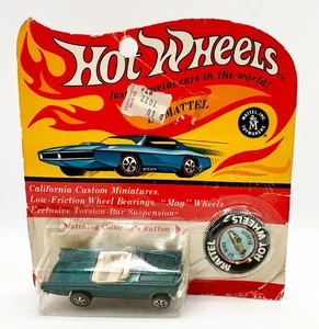 Vintage Hot Wheels Redline 1969 Aqua Classic '57 T-Bird US Blister Pack BP! - Picture 1 of 13