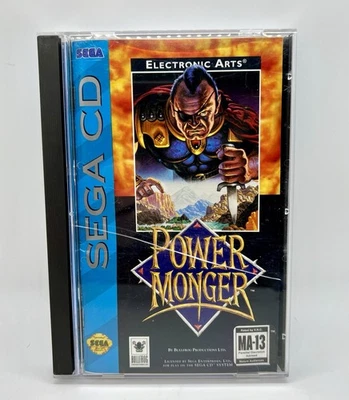 Power Monger (Sega CD, 1994) Complete w Registration & Manual - Tested - Image 1 of 4