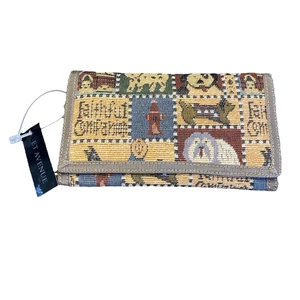 Faithful Companion Hund Gobelin Clutch Geldbörse Vintage Neu mit Etikett ET Avenue - Bild 1 von 18