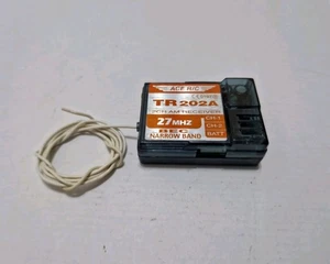 Thunder Tiger Ace RC TR202A 27MHz 2 Channel AM Radio Receiver EB4 TS4N Nitro RC  - Picture 1 of 5