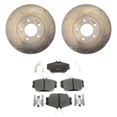 For Lincoln Mark VIII 93-95 R-Line Plain Front Brake Kit w Ceramic Pads - Imagem 1 de 4