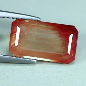 2.86 Cts_Ravishing Best Color_100 % Natural Green Shadow Red Andesine_Brazil - Picture 1 of 3
