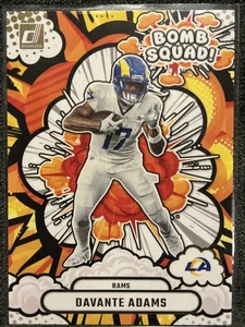 2025 Panini Donruss Bomb Squad Davante Adam’s LA Rams BS-DAS - Bild 1 von 2
