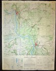 6330 iv - April 1968 - TET OFFENSIVE MAP - Phu Cuong - Saigon River, Vietnam War