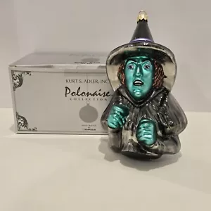 KURT ADLER Polonaise Mago di Oz Strega Malvagia Decorazione Natalizia Komozja 1998 - Foto 1 di 15