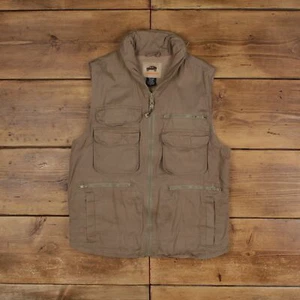 Vintage Humvee Outdoor Gilet M Utility Fishing Vest Green - Picture 1 of 7