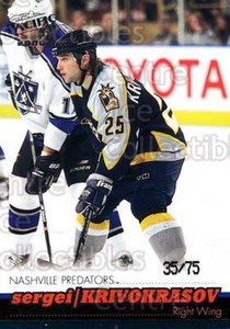 1999-00 Pacific Ice Blue #227 Sergei Krivokrasov