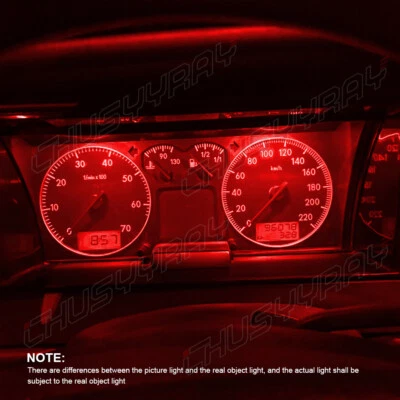 10X Dash Instrument Cluster Gauge RED LIGHT KIT For 2000-2005 Buick Park Avenue - Image 1 of 4
