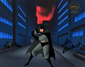 New Batman Adventures-Original Prod Cel-Batman-The Demon Within-Signed Riba+ - Picture 1 of 1