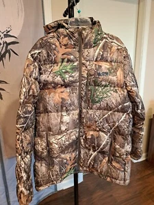 Realtree Edge duck down USA Midway hooded  Jacket Parka puffer Hunting XL tall - Picture 1 of 4