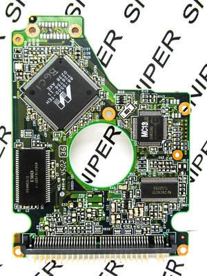 PCB - Hitachi 20GB DK23EB-20 IDE A/A0C0 D/A AJ100 2.5" Laptop 01T984 Hard Drive - Image 1 of 4