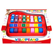 Xilofono per bambini con 8 tasti e stecche, 12m+