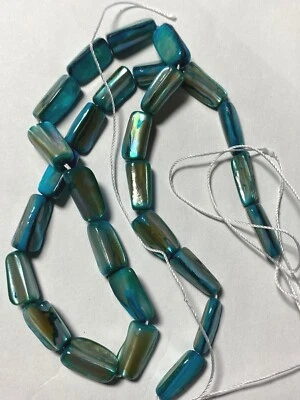 Cuentas de madreperla concha y ramas de frangia madreperla Foto 1 de 4