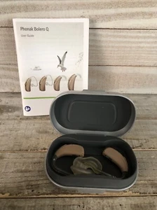 PHONAK Bolero Q90-P Both Ears | Comes w/case | Read | - Beige - Picture 1 of 16