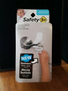 NUEVO Seguridad 1st OutSmart Prueba de Niños Palanca de Puerta Francesa Cerradura Niño Pequeño Bebé Blanco  - Imagen 1 de 6