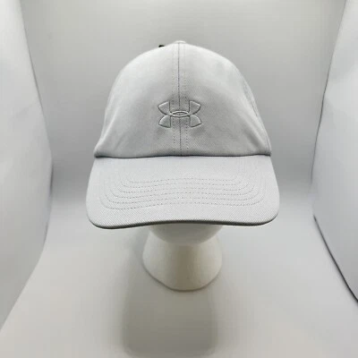 Under Armour 帽子 Heat Gear 灰色 UA 自由贴合可调节肩带女式全新 — 第 1/4 张图片