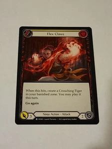 Flex Krallen (gelb) Rare Dynasty Flesh and blood Tcg NM - Bild 1 von 2