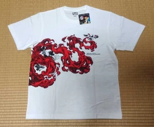 S(JPN) T-Shirt Größe UNIQLO Demon Slayer UT Hinokami Kagura weiß aus Japan - Bild 1 von 3