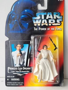 Star Wars 1996 Kenner The Power of Force PRINCESS LEIA ORGANA near mint/pkgd. - Foto 1 di 8