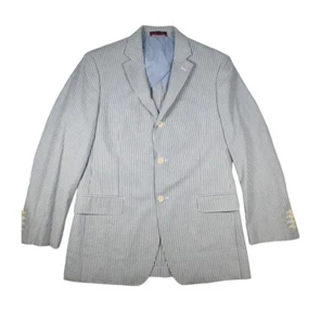Daniel Cremieux Made Expressly For Dillards Blue Blazer Suit Jacket Size 38R - Picture 1 of 21