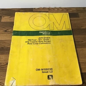 John Deere RM 4 6 8 12 Row Series Row Crop Cultivators Operators Manual - Picture 1 of 4