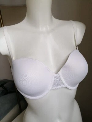 NEU UNGETRAGEN  80 C Multifunktions BH Schale von Bee Dees Weiß  - Bild 1 von 4