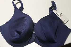 NEW BE BERLEI NAVY BLUE UNDERWIRE BRA SIZE 10DD / 32DD - Picture 1 of 2