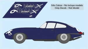 Decals Jaguar E Type Le Mans Test 1962 6 1:32 1:24 1:43 1:18 decals slot - Picture 1 of 1