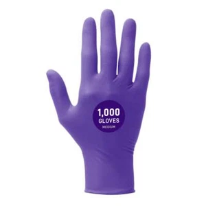 Kimtech 55082 Purple Nitrile, Nitrile Exam Gloves, 6 Mil Palm, Medium - Picture 1 of 2