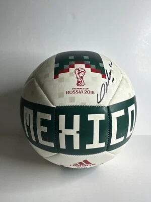 Carlos Vela Signed Adidas Mexico Soccer Ball Size 5 PSA AE82852 - Image 1 of 4