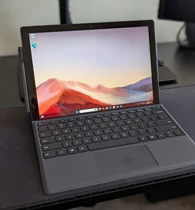 Microsoft Surface 7 Pro 12.3 inch 256Gb Intel i5 1.5 4 Core 8GB Ram Keybrd & Pen - Picture 1 of 4