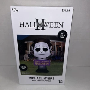 Michael Myers “Have A Killer Halloween” Halloween II Airblown Inflatable 5' - Picture 1 of 6