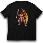 Elfen Krieger mit Rüstung Naturgeister Kämpfer T-Shirt Design 122-3XL Baumwolle