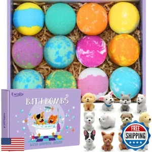 Bath Bombs for Kids with Surprise Toys Inside for Girls Boys - 12 PCs Bubble - Picture 1 of 5