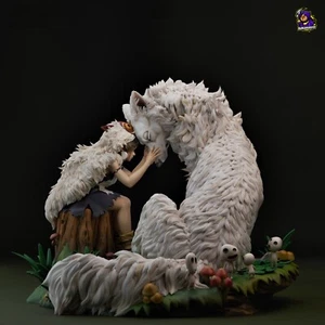 San - Princess Mononoke - Fan Art Figur - 3D Resin Print 220mm - Bild 1 von 8