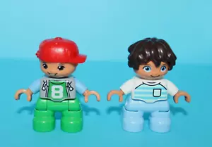 Lego Duplo 2 figuras niño azul, verde - Imagen 1 de 8