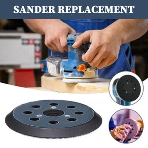 1x 5 Zoll 8 Loch Schwingschleifer Ersatz Pad Haken Schleife für Dewalt Makita - Bild 1 von 8