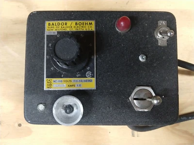 Baldor BC-110 1A Subfractional Motor Speed Control - Image 1 of 4
