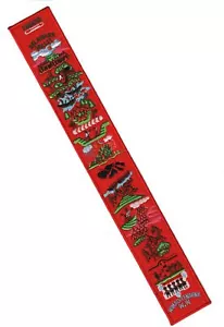 OA Legend Strip Red Felt Background Plastic Back Order of the Arrow Sash 18" - Picture 1 of 2