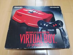 Nintendo Virtual Boy Console System Japanese video game With Box