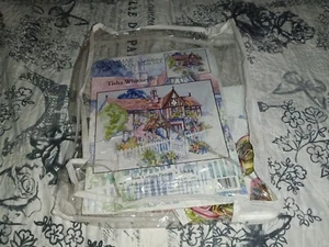 New Candamar Designs Embellished Cross Stitch Kit Rose Cottage Picture 1999 - Picture 1 of 2