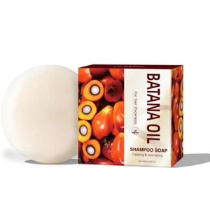 Batana Oil Shampoo Soap for Damaged, Thinning Hair, Cleaning & Nourishing Hair - Picture 1 of 13