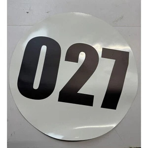 Imán magnético círculo redondo de 12" de diámetro número de carreras 027 2 piezas - Imagen 1 de 2