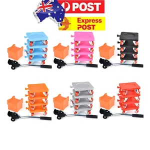 Heavy Duty Furniture Lifter Transport Tool Moving Furniture Helper Rollers Set - Picture 1 of 20