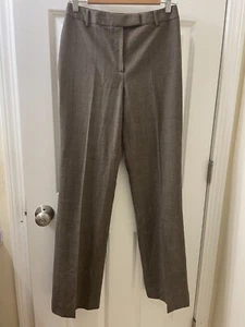 NUEVO Pantalones de vestir elásticos Brooks Brothers 346 para mujer talla 4 gris espiga - Imagen 1 de 11