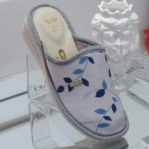 Ciabò - Pantofole Ciabatte Invernali Donna Plantare In Vera Pelle Made In Italy - Foto 1 di 13