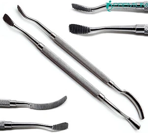 2 Pcs Dental File # 12 and # 45 Double Ended Surgical Premium Instruments - Picture 1 of 4