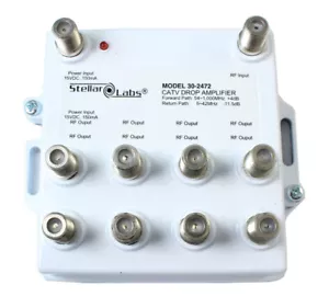 Coax Splitter: 8 Way 54-1000Mhz Amplified Powered - Picture 1 of 2