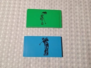 1998 Monopoly Golf Edition Game Replacement Part Pieces Chance & Comm Cards Set - Picture 1 of 3