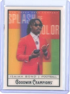 2025 ISAIAH BOND UPPER DECK GOODWIN CHAMPIONS 3-D LENTICULAR BOUNTY!! - Picture 1 of 2